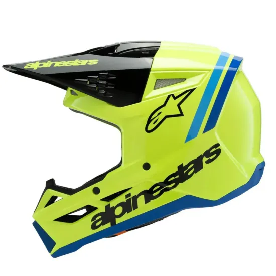 Casco Alpinestars Junior RadioSM3 Amarillo Fluor