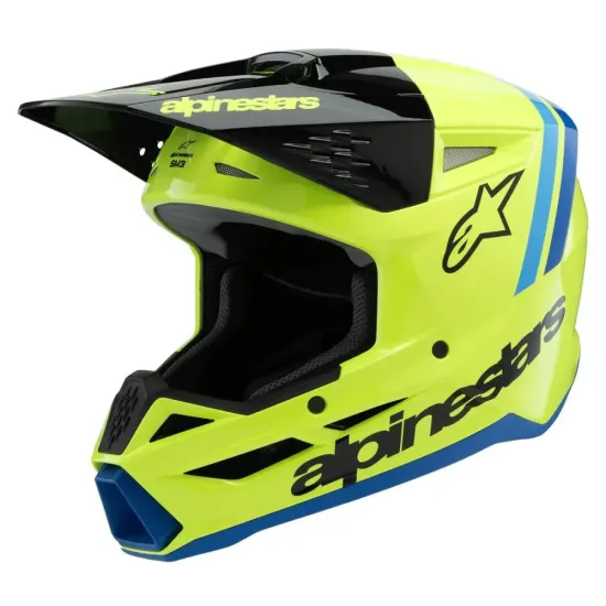 Casco Alpinestars Junior RadioSM3 Amarillo Fluor