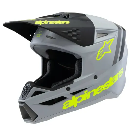 Casco Alpinestars Junior RadioSM3 Gris