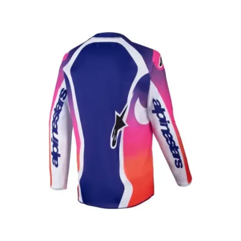 Jersey Alpinestars Junior Racer Wurx Azul Rosa Naranja