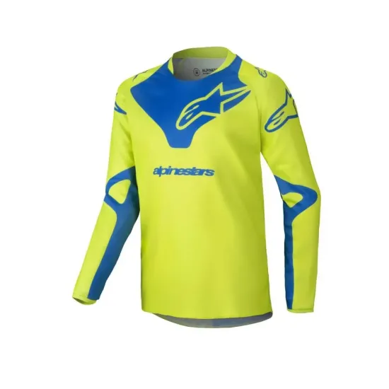 Jersey Alpinestar Junior Racer Veil Amarillo Azul