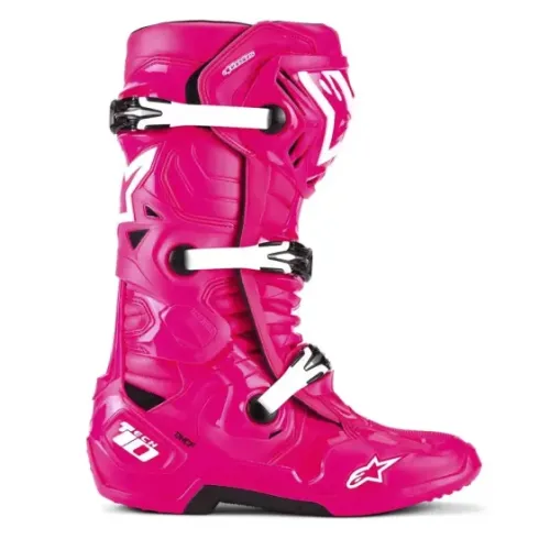 Botas Alpinestars Tech10 Rosa Blanco