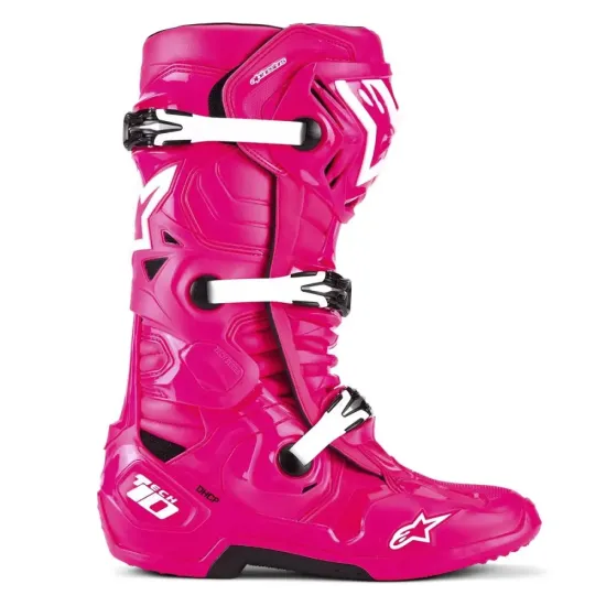 Botas Alpinestars Tech10 Rosa Blanco