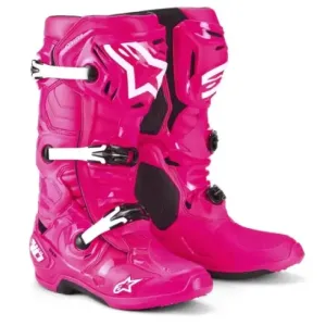 Botas Alpinestars Tech10 Rosa Blanco