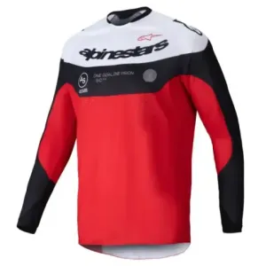 Jersey Alpinestars pro-dura Rojo Blanco Negro