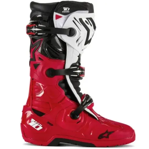 Botas Alpinestars tech 10 enduro Rojo Blanco Negro