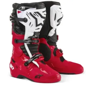 Botas Alpinestars tech 10 enduro Rojo Blanco Negro