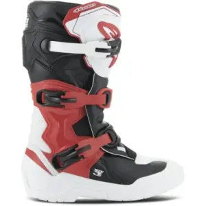 Botas Alpinestar Tech 3 junior Rojo Negro Blanco 2