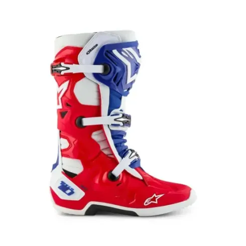 Botas Alpinestars tech10 Rojo Blanco