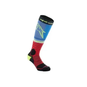 Nuevo - calcetines Alpinestar Mx Pro Roja, Azul claro
