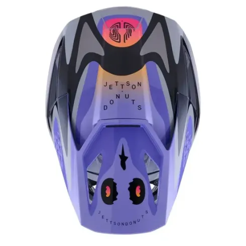 Casco Alpinestar S-M3 Junior Gris y Morado