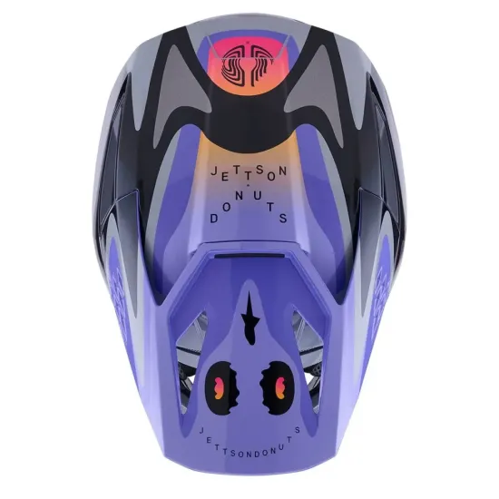 Casco Alpinestar S-M3 Junior Gris y Morado