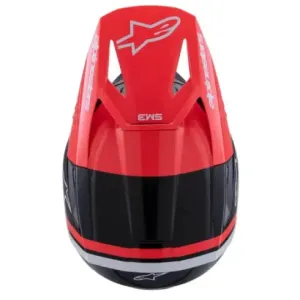 Casco Alpinestar S-M3 Radium Rojo Negro 2