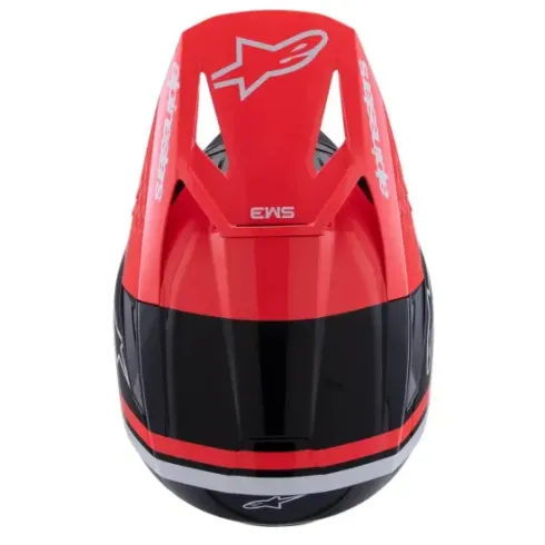 Casco Alpinestar S-M3 Radium Rojo Negro