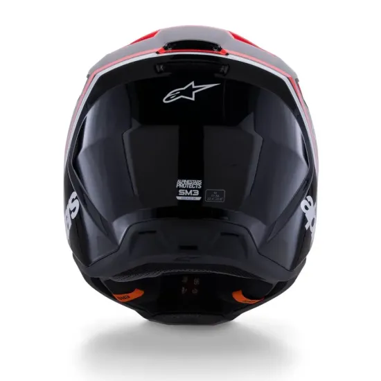 Casco Alpinestar S-M3 Radium Rojo Negro