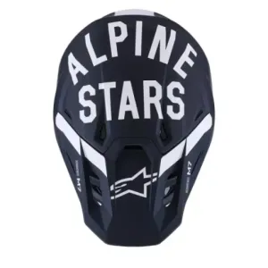 Casco Alpinestar S-M7 Negro blanco rojo 2