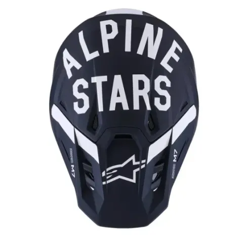 Casco Alpinestar S-M7 Negro blanco rojo