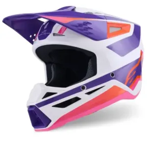 Casco Alpinestar S-M3 Morado Rosa
