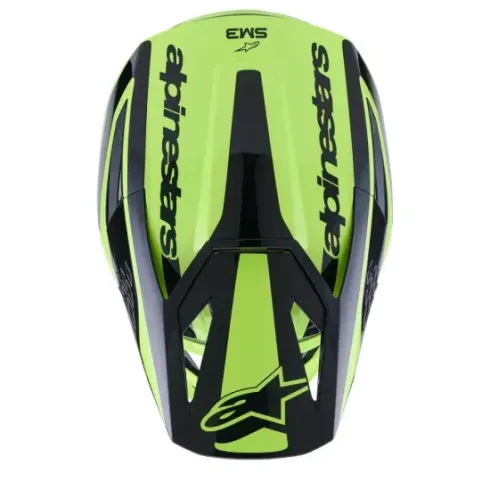 Casco Alpinestar S-M3 Amarillo y Negro