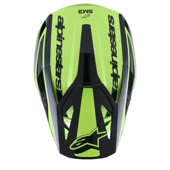 Casco Alpinestar S-M3 Amarillo y Negro