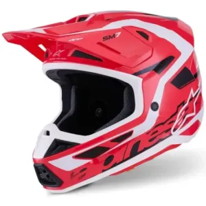 Casco Alpinestar M7 Deed Rojo Blanco