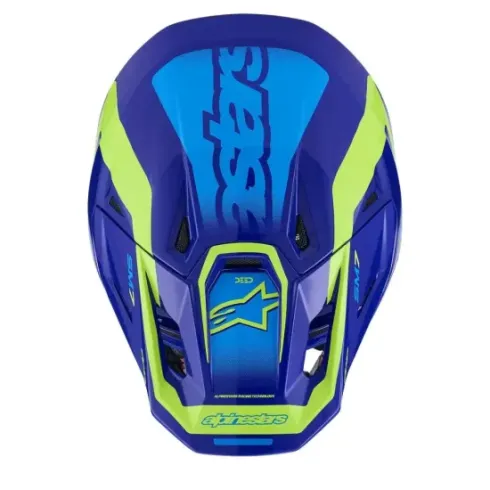 Casco Alpinestar M7 Deed Azul Amarillo
