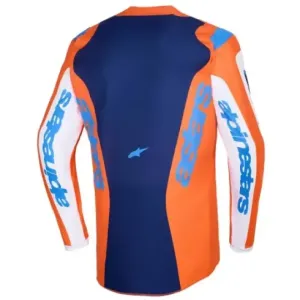 Jersey Alpinestar Fluid Grid Adulto Naranja Azul 2