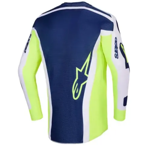 Jersey Alpinestar Racer Air Blanco Azul