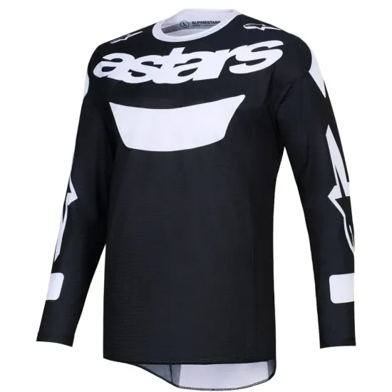 Jersey Alpinestar Racer Air Negra Blanca