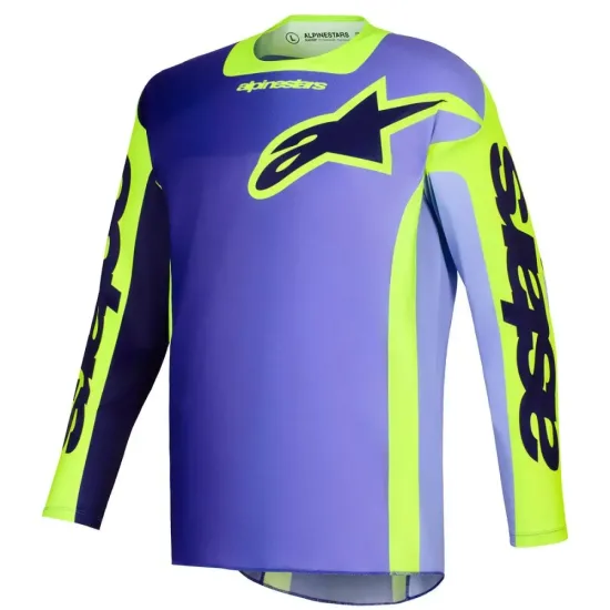 Jersey Alpinestar Racer Portl Morado Verde