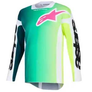 Jersey Alpinestar Racer Portl Verde Negra
