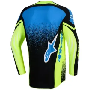 Jersey Alpinestar Techstar Nomur Amarilla Azul 2