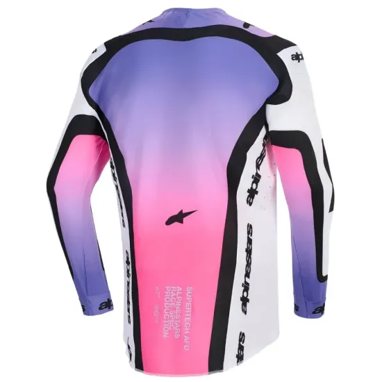 Jersey Alpinestar Supertech Afd Vista Blanca Rosa