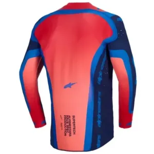 Jersey Alpinestar Supertech Vista Azul Roja 2