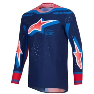 Jersey Alpinestar Supertech Vista Azul Roja