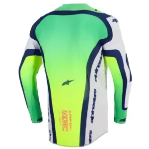 Jersey Alpinestar Supertech Vista Verde Blanca 2