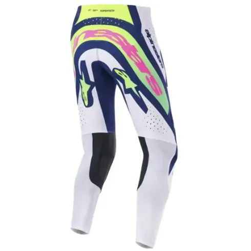 Pantalon Alpinestar Supertech Vista Blanco Amarillo