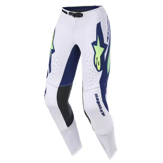 Pantalon Alpinestar Supertech Vista Blanco Amarillo
