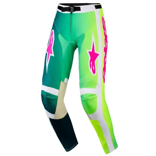Pantalon Alpinestar Racer Portl Verde Blanco