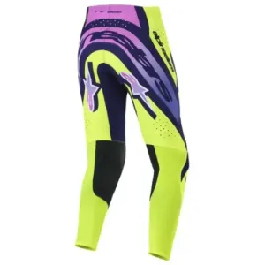 Pantalon Alpinestar Supertech Vista Amarillo Fluor Rosa 2
