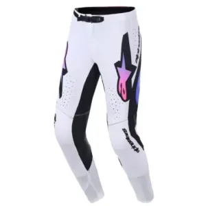 Pantalon Alpinestar Supertech Blanco Rosa