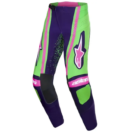 Pantalon Alpinestar TECHSTAR Nomur Verde Morado