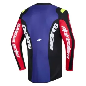 Jersey Alpinestar Fluid Grid Rojo y Morado 2