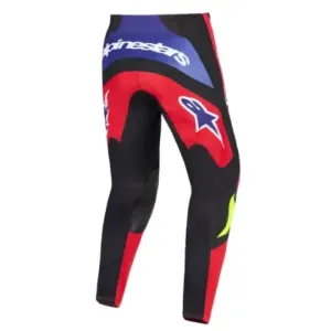 Pantalon Alpinestar Fluid Grid Rojo y Morado 2
