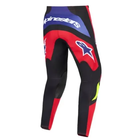Pantalon Alpinestar Fluid Grid Rojo y Morado