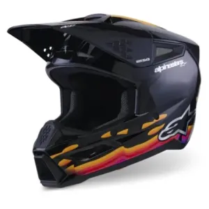 Casco Alpinestar S-M3 Force Negro Morado