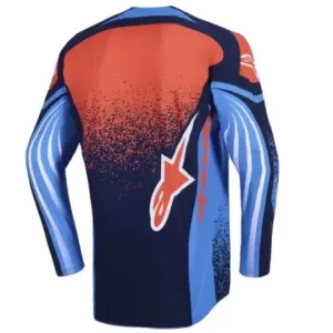 Jersey Alpinestar Techstar Nomur Azul Naranja 2