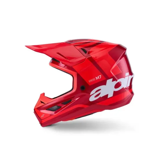 Casco Alpinestars Sm7 Core - Rojo/Brillante