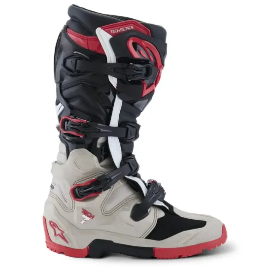 Botas Alpinestar Tech 7 Enduro Negro rojo gris