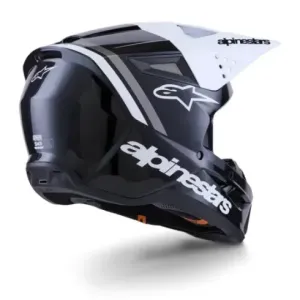 Casco Alpinestar S-M3 Radium Negro Blanco 2
